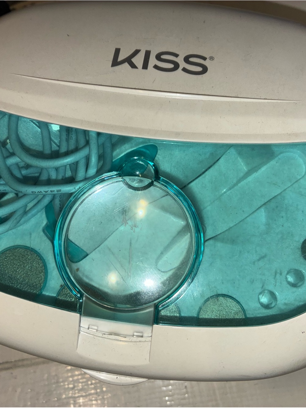KISS Foot Spa in Teal and White